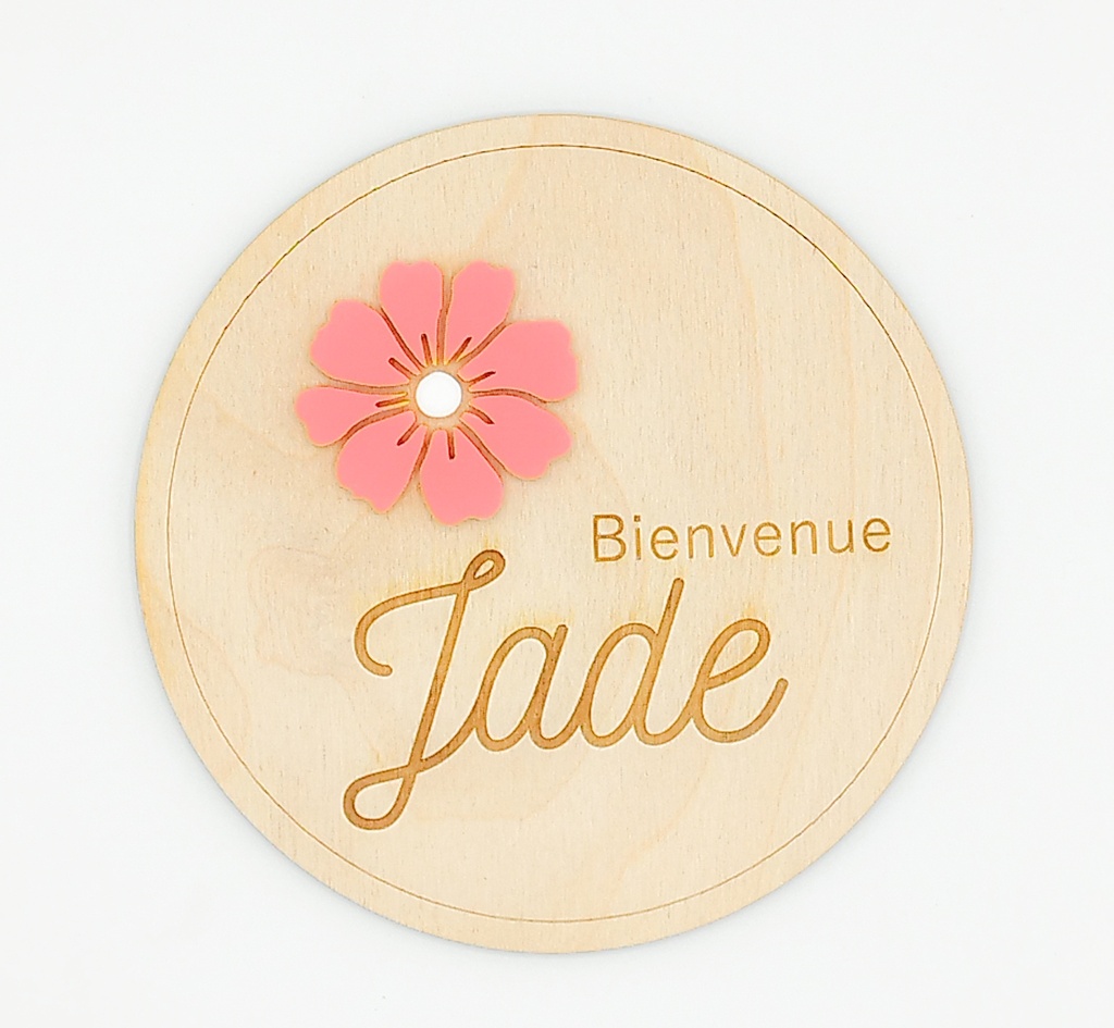 Carte de naissance | fleur