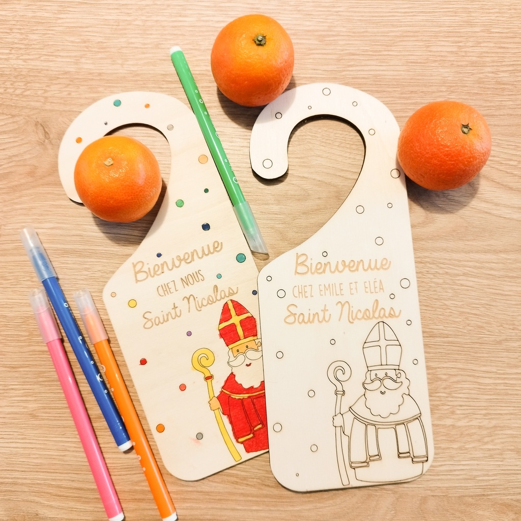 ST NICOLAS | pancarte de porte
