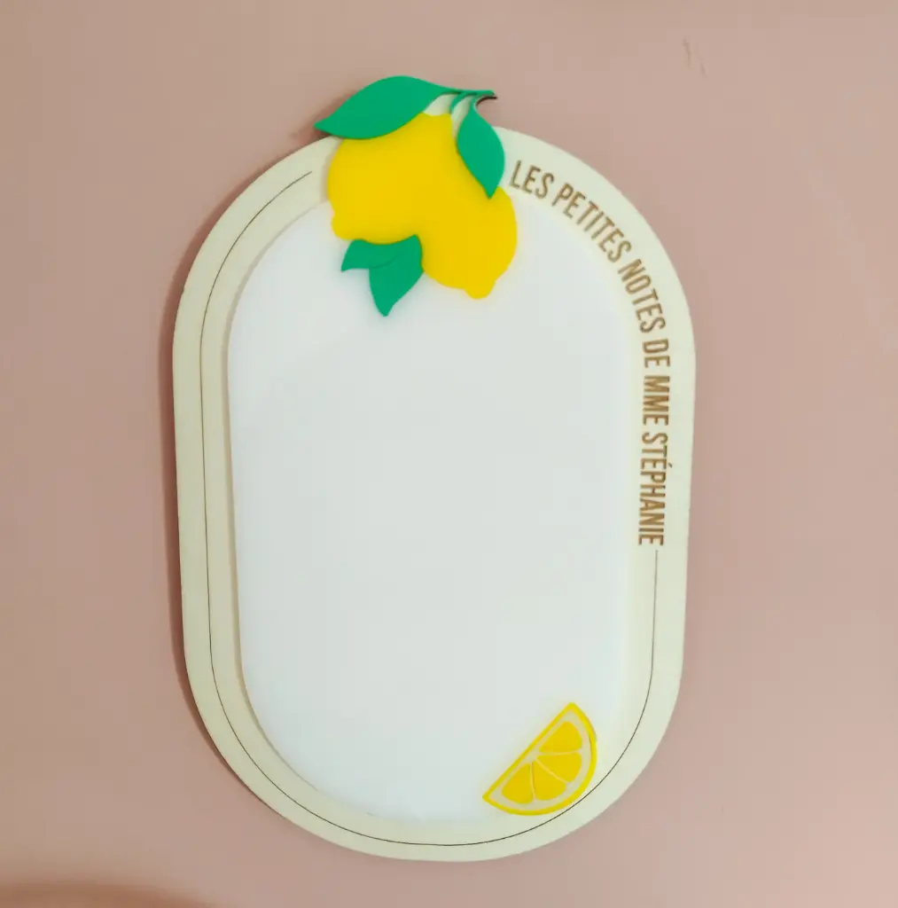 Tableau mémo | citrons