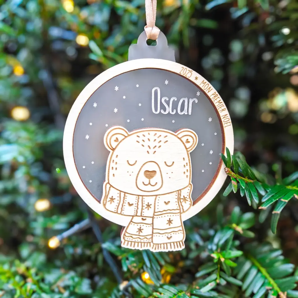 BOULE DE NOËL | ours polaire