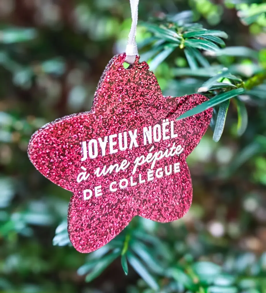 BOULE DE NOËL | étoile à personnaliser